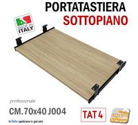 PORTATASTIERA SCRIVANIA SOTTOPIANO ESTRAIBILE PIANETTO PC TASTIERA RIPIANO LARGA