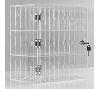 Portatelefono for Aule, Mobiletto Portatelefono in Acrilico Spesso for Operai, Montabile a Parete, Adatto a Scuole, Officine e Aziende