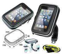 Portatelefono smartphone navigatore moto Touch screen Impermeabile 110x160x30 mm