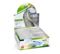 Portatessere trasparente e resistente in plastica 100 salvatessere e carte di credito Lebez 3140T