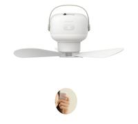 Portatile 10 Campeggio Ventola Con Lampada 2 in1 USB Tenda Soffitto per Lettura