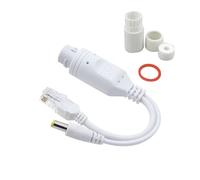 Portatile 24V A 12V POE Splitter Iniettore Adattatore Power Over Ethernet Splitter