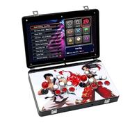 Portatile 30000 in 1 Scatola di Metallo 3D Arcade Game Console, Pieghevole Notebook 19" Schermo Retro Console di Gioco Elettronica, con Ricerca/Nascondi/Pausa Funzioni