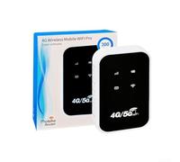 Portatile 4G per Mifi Dispositivo ABS Materiale Design Compatto Portatile (Bianco) | Download a 150 Mbps, caricamento a 50 Mbps, slot per scheda SIM, reti globali sbloccate e gioco
