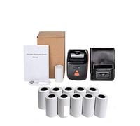 Portatile 58 mm Thermal Receipt POS Printer Handheld Wireless Bluetooth Maker With Paper Roll Carry On Works (Colore: Add 10 Rolls)