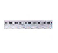 Portatile 88 Piano Foglio di Riferimento PP Texture Sistemi di Notazione Ergonomici Aiuto Per L'Apprendimento Portatile Piano Diteggiatura Guida