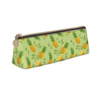 Portatile Astuccio Fruit Of Pineapple And Leaves Pattern Portamatite Cartoleria Organizer per Matite Università Studenti