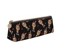 Portatile Astuccio Ice Cream And Cherries Pattern Cancelleria Portamatite Borsa Porta Penne per Scuola Adolescente Università