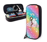 Portatile Astuccio Portamatite Rainbow Mer-Mai Draw And Little Sea Animals Borsa Cancelleria Durevole Borsa Matite Per Ragazzi, Ufficio, Regalo, 20X9X4Cm