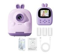 Portatile Bambini Stampa Immediatamente Macchina Fotografica Giocattolo Con 1080P Doppia Lente E Schermo 2.4Inch Per Bambini Ragazza Educazione Favore Regalo Fotocamera Digitale Giocattolo Per I