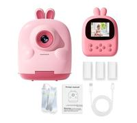 Portatile Bambini Stampa Immediatamente Macchina Fotografica Giocattolo Con 1080P Doppia Lente E Schermo 2.4Inch Per Bambini Ragazza Educazione Favore Regalo Macchina Fotografica Creativa Giocattolo