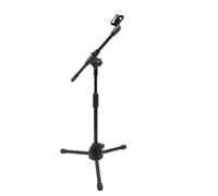 Portatile Basso Profilo Microfono Stand Per Chitarra Erhu Con Braccio Regolabile E Base Design Stabile Nero Mic Stand Per Live Streaming