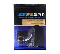 Portatile Black Clothes Dye Sheets, Gentle Laundry Color Catchers, Long Lasting Dye Protection For T-Shirts Jeans Cotton, Wool, Home, Office Hotel Outdoor Washing