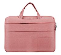 Portatile Borsa Compatibile 15.4 Pollici Notebook Laptop,Tessuto Ultraportatile Protettivo Portando Ventiquattrore Custodia Borsetta Manica,Rosa
