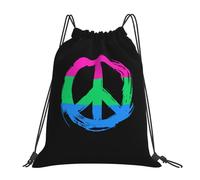 Portatile Borsa da Nuoto PolySexual P Flag Peace Resistente Zaino per Bambini 36x42cm per attività per Bambini,Palestra,Spiaggia