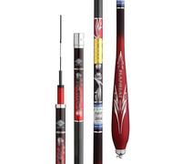 Portatile Canna da pesca alla carpa, canna da torrente, canna da pesca con piattaforma, canna da pesca portatile, ultra leggera, ultra dura, ultra fine, pesca selvaggia Telescopica(5H3.9M)