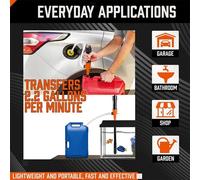 Portatile Carburante Trasferimento Pompa a Batteria Gas Olio Sifone Marine Barca