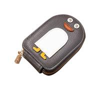 Portatile Cartoon Penguin Fisarmonica Portafoglio Carta Portafoglio Carte Titolari di Carte PU Borsa In Pelle Mini Credito J9R4 Multi-Slot, Grigio, Taglia libera