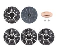 Portatile Chitarra Scale Learning Systems Chitarra Scala Ruota Accessorio Chitarra Lega di Alluminio Texture Cerchi Di Quinte Ruota