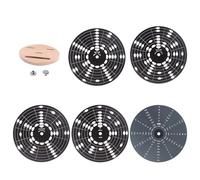 Portatile Chitarra Scale Learning Systems Chitarra Scala Ruota Accessorio Chitarra Lega di Alluminio Texture Cerchi Di Quinte Ruota