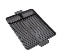 Portatile Coreano Barbecue Stufetta Piastra Griglia Antiaderente Fornello a Gas Butano Picnic Terrazza Barbecue Vassoio