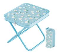 Portatile da campeggio Chair, Folding Stool, Lightweight Seat, Compact Travel Chair for Hiking, Picnic, Fishing, Backyard, Patio, Garden, Porch, Park, 9,45 x 1,57 x 4,33 pollici