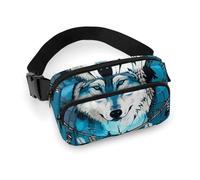 portatile da donna, alla moda, modello piccolo con tracolla regolabile per corsa, escursionismo, allenamento, viaggi, compatibile con Native Wolf Deam Catcher