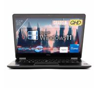 Portatile Dell Latitude E7470 Core i5 Display 14" 2K Touch | 16GB RAM SSD 480GB Windows 11 Pro | Layout Tastiera ITA | Lettore di Impronte (Ricondizionato)