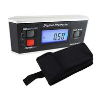 Portatile digitale goniometro Angle Finder livello inclinometro magnetico 0~360 gradi per base LCD retroilluminazione magnete incorporato della V-scanalatura in legno metallo