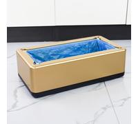 Portatile Distributore Automatico Di Copriscarpe, Macchina Copriscarpe Monouso, Facile Da Trasportare, Risparmia Tempo E Fatica, Dì Addio Al Chinarsi, Dispenser Scarpe Di Macchina(Gold)