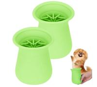 Portatile Dog Paw Cleaner Cup, Dog Foot Cleaning Cup with Massage Needles for Easy Paw Cleaning, Ideal for Walking, Travel, Home and Camping, Helps Remove Dirt & Mud Quickly
