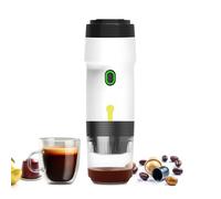 Portatile Espresso Maker 20Bar Macchina da caffè elettrica USB-C Caricabatteria da auto, batteria da 7500 mAh per campeggio Ufficio, birra da viaggio in linea con riscaldamento veloce e pompa silenzio