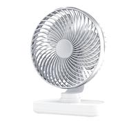 Portatile Fan, Oscillating Cooling Device, 8.07x6.3x3.74inch, 4-Speed Adjustable Cooler, Lightweight and Energy-Efficient, Ideal for Studio, Outdoor Adventures, Camping, Beach Trips