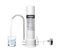 Portatile Filtro Acqua Rubinetto Filtro Casa Cucina, Sistema di Filtrazione Dell'acqua, Anticalcare Rubinetto, Riduce Sabbia, Cloro e Cattivo Gusto,Adatto a Rubinetti Standar(Include 1 filtro)