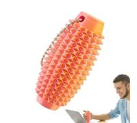Portatile Giocattolo Antistress Con Colori Vivaci, 8*3*3 Cm Portachiavi Portatile Con Punte Per Uso Lavorativo, Acido Polilattico, Mini Portachiavi 3D Stampato In Formato Tascabile