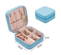 Portatile Gioielli Organizer Custodia Scatole Parure Anello Collana -