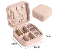 Portatile Gioielli Organizer Custodia Scatole Parure Anello Collana -