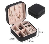 Portatile Gioielli Organizer Custodia Scatole Parure Anello Collana -