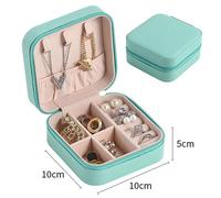 Portatile Gioielli Organizer Custodia Scatole Parure Anello Collana -