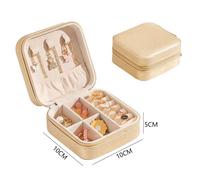 Portatile Gioielli Organizer Custodia Scatole Parure Anello Collana -