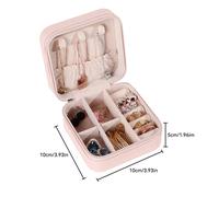 Portatile Gioielli Organizer Custodia Scatole Parure Anello Collana -
