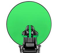 Portatile Green Screen sedie - Sfondo Pieghevole da 57" con Supporto, Sfondo Verde Pieghevole a due Lati, Chiave Croma per Fotografia, Streaming, Giochi, Zoom, Videochiamate e Riunioni