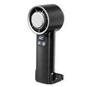 Portatile Handheld Fan,100 Speed Rechargeable Cooling Gadgets with Digital Display,4000mAh Powerful Handheld Fan | for Cruise Trip Travel Vacation Beach Camping Outdoor Hiking Backpacking