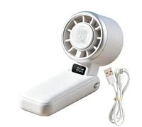 Portatile Handheld Fan - 3600mAh High-Speed Turbine Fan With Ice-Effect Cooling & 5 Speeds | Foldable Ultra-Quiet Mini Hand, Rechargeable Personal Cooler For Travel, Office