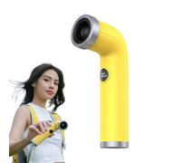 Portatile Handheld Fan, Bladeless Cooling Gadget, Ricaricabile 100 Speeds Blower Quiet Adjustable Airflow Compact Device for Gym Desk Patio Hiking Camping Travel Dorm Beach