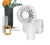 Portatile Handheld Fan | Clamp-On Umbrella Fan Personal Air Cooler | Traveling Camping 3 Wind Speeds USB Charging Electronics for Home, Tent, Stroller, Computer Desk