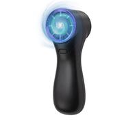 Portatile Handheld Fan, Digital Display Piece, Quiet Summer Appliance For Travel School 4 Inch Length Rustproof Metal Part Handheld Cooling Tool Heavy Duty Air Gear Daily Blower Support Modern Desktop
