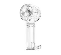Portatile Handheld Fan, Semiconductor Compress Turbina, Trasparente Aria Conditioner, Usb Ricaricabile Cooling Handheld Fan 3 Speed Settings for Outdoor, Car, 2.13x1.97x6.57 Inches
