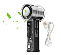 Portatile Handheld Fan - Trasparente 100 Speeds Adjustable Portatile USB | Mini portatile Personal Fan 15,5 x 6 x 5,5 cm per donne bambini, Home Travel Dormitory Camping Office Outdoor Activity
