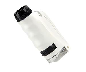 Portatile Handheld Microscope - Mini 60x-120x Zoom, Battery Powered LED Light, Outdoor Exploration Nature Study, Laboratory Biology Science Toy, Learning Gift For Children Boys Girls Usage